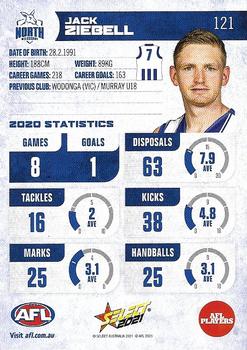 2021 Select AFL Footy Stars #121 Jack Ziebell Back